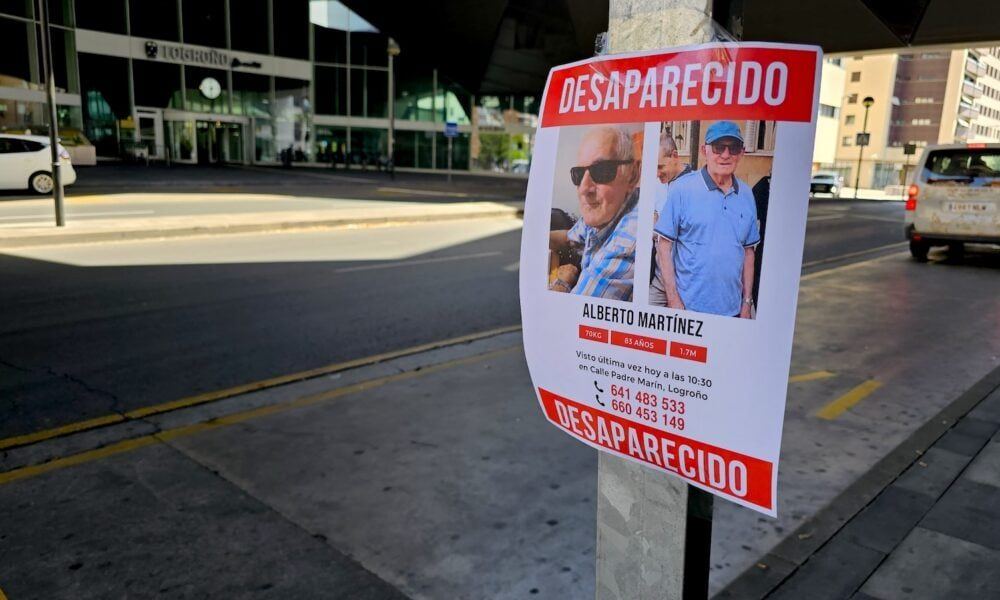 La familia de Alberto, el anciano desaparecido en Logroño, pide revisar las cámaras de los autobuses urbanos tras cinco días