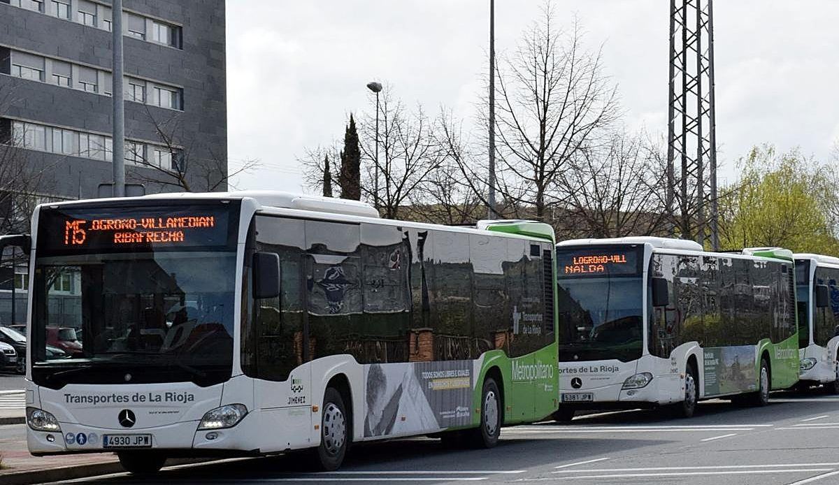 El autobús metropolitano de Logroño será gratuito el próximo martes por el Día sin Coches
