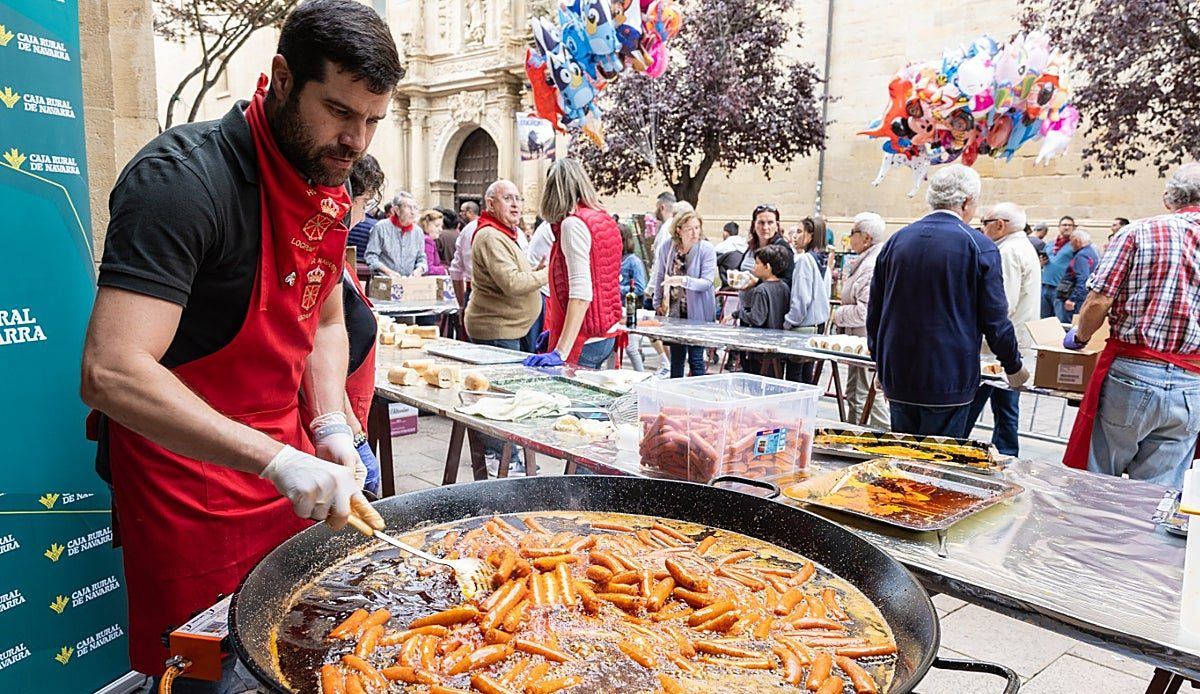 Logroño se convierte en un gran mercado gastronómico al aire libre en el domingo de San Mateo