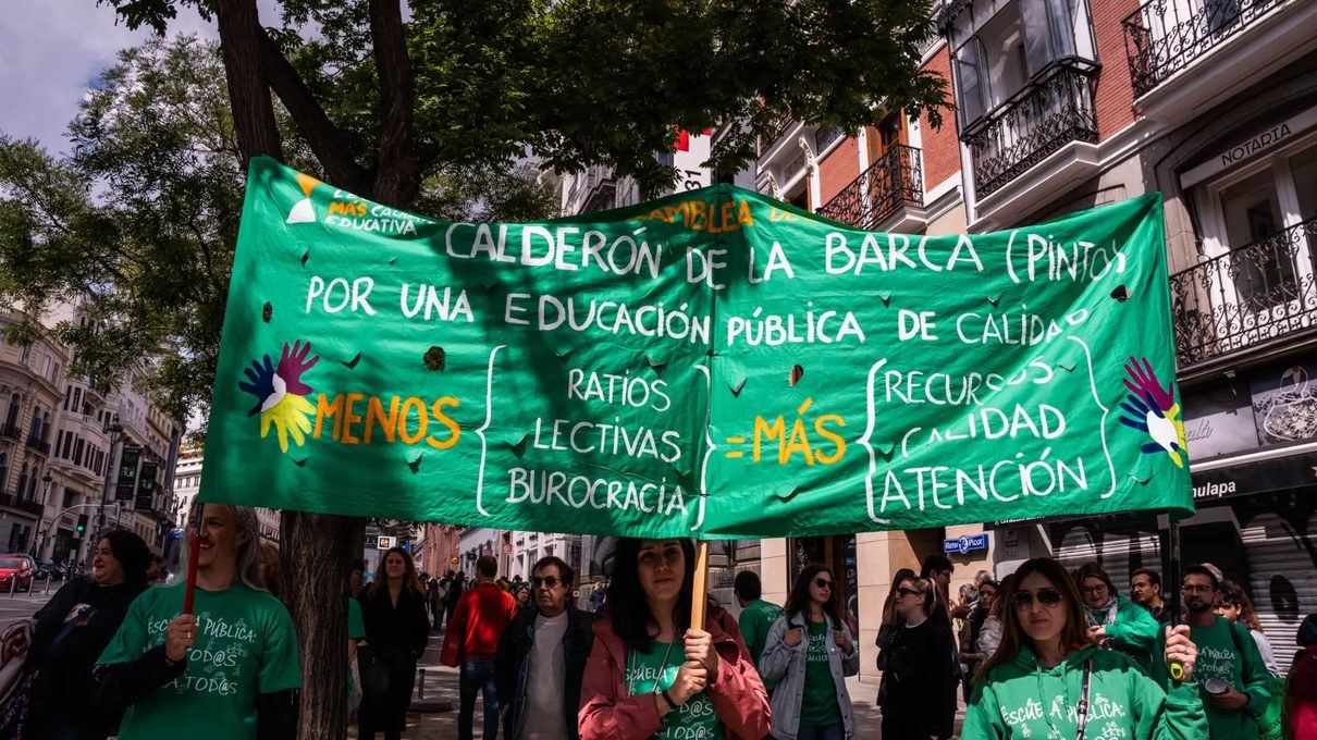El conflicto docente en Madrid se agrava: un nuevo sindicato se une a los paros educativos con inicio previsto para mediados