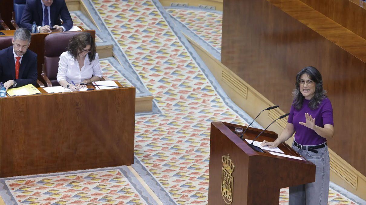 Bergerot carga contra Ayuso en el debate regional: "Le diremos hasta nunca en mayo de 2027"