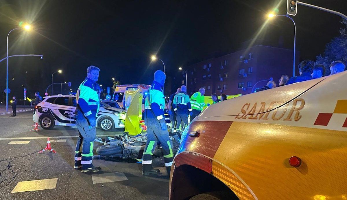 Un motorista pierde la vida en Latina al chocar con un coche en el cruce de Tembleque con Los Poblados