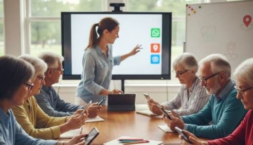 Salamanca ofrece talleres gratuitos de móvil e internet para que los mayores de 65 años no se queden atrás en el mundo digita