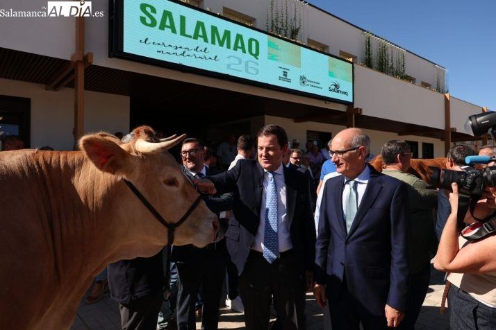 Iglesias abre Salamaq 2026 con un recinto renovado y un mensaje de despedida al campo salmantino