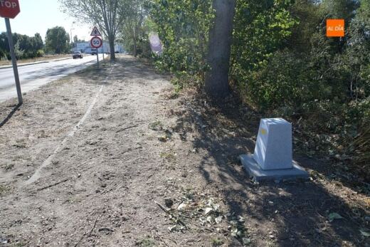 Estudiantes de Ciudad Rodrigo dan forma a la gran ruta circular del río Águeda con 110 hitos en el terreno