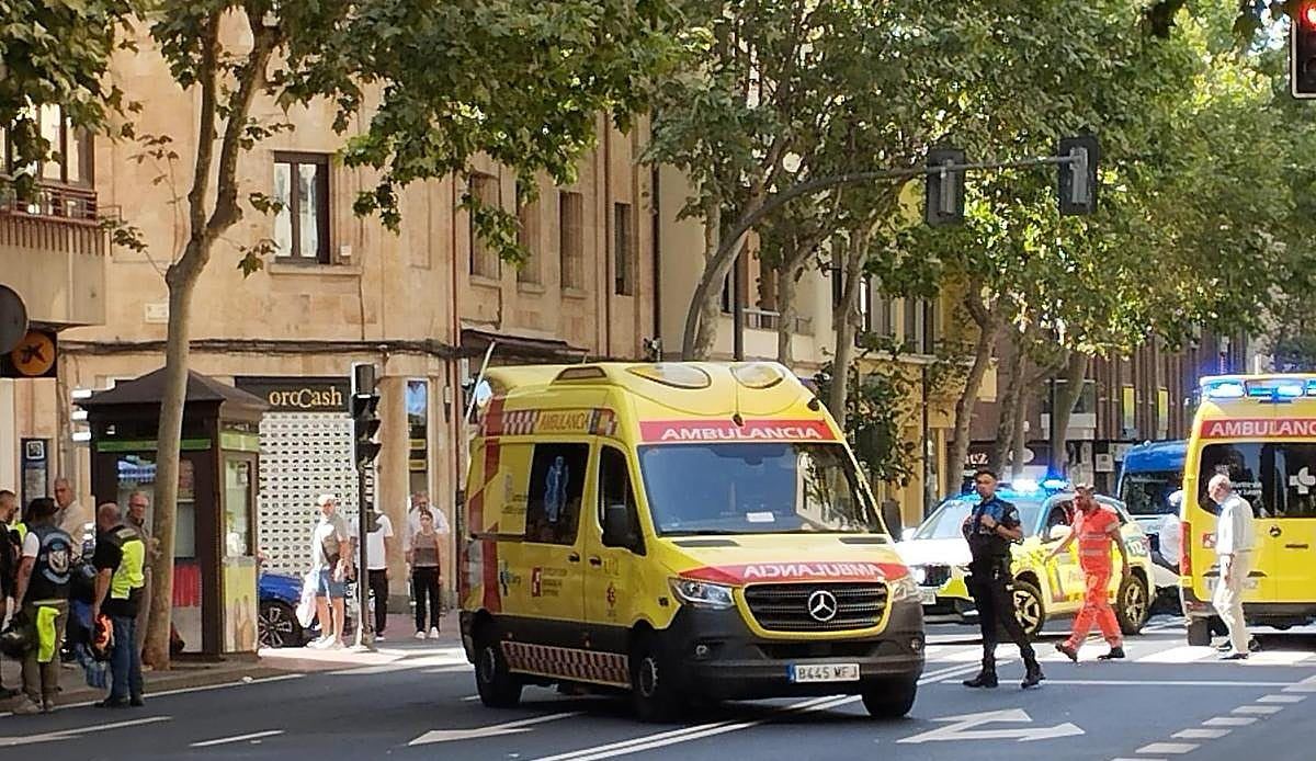 Un conductor huye tras atropellar y dejar inconsciente a un anciano en Salamanca, y da positivo en alcohol