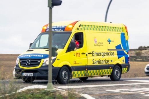 Un conductor de 50 años resulta herido tras una colisión en cadena en la A-601 a su paso por Navalmanzano