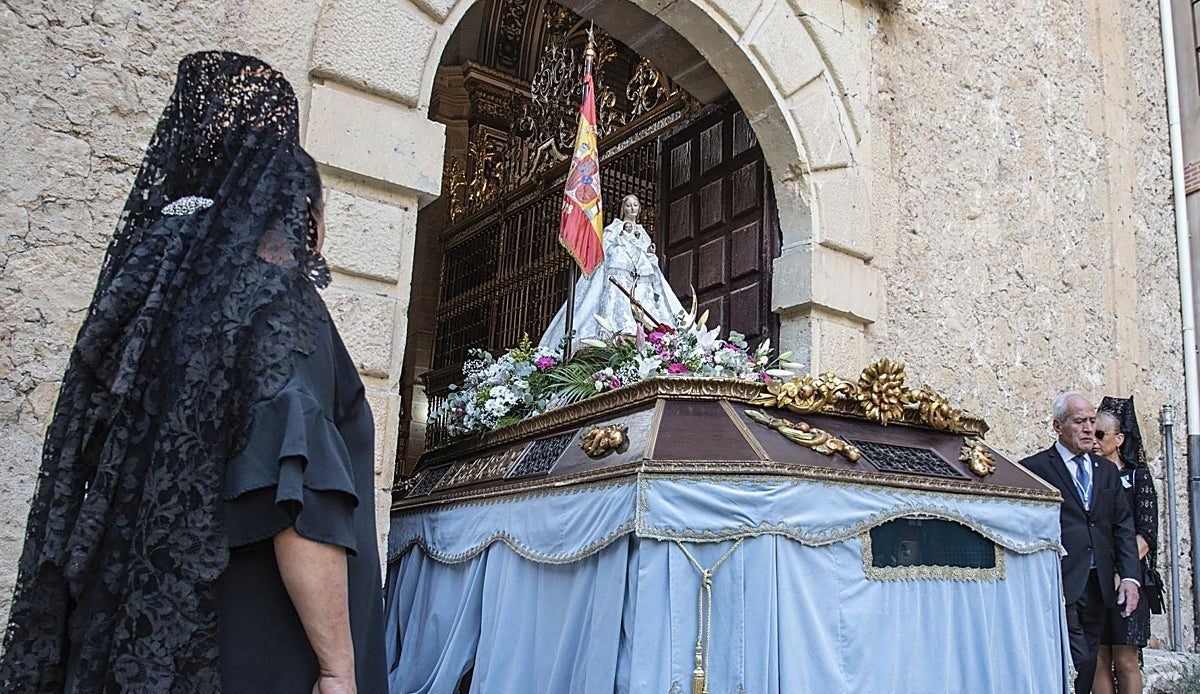 Segovia recibirá a la Virgen de la Fuencisla en la Plaza Mayor a las ocho en punto este jueves
