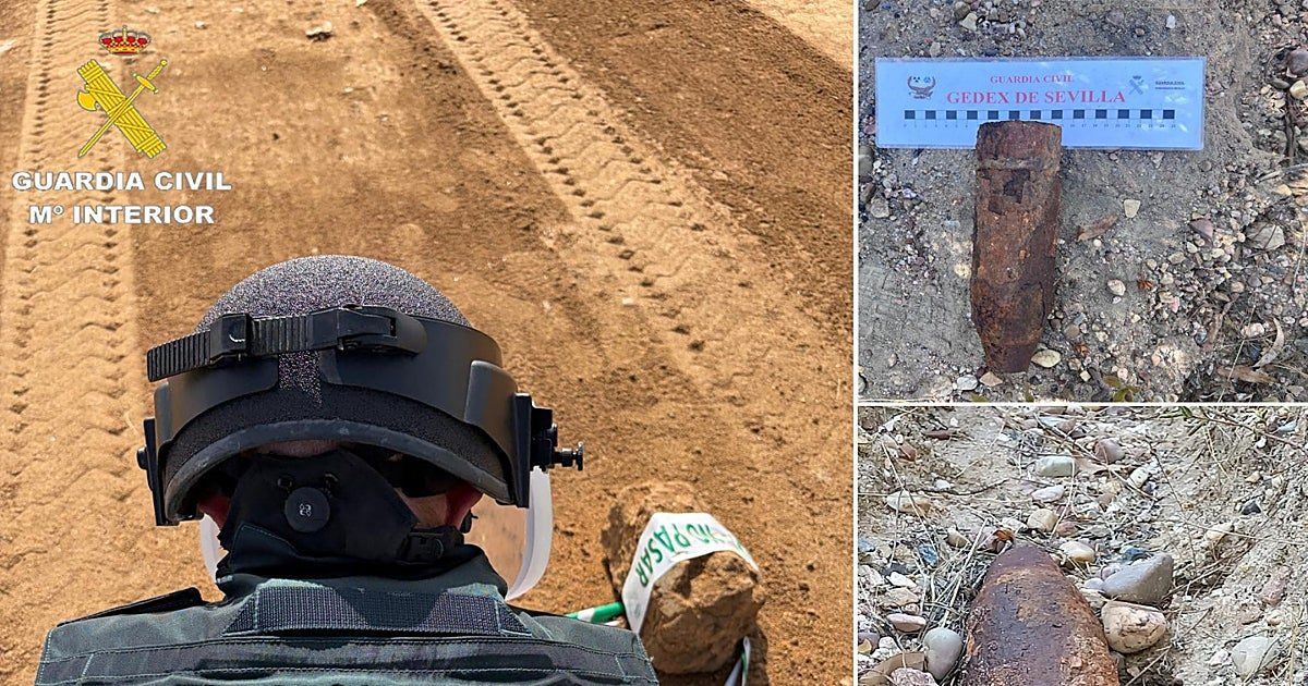 Un cazador salva vidas al dar la voz de alarma tras toparse con un explosivo de la Guerra Civil en La Puebla del Río