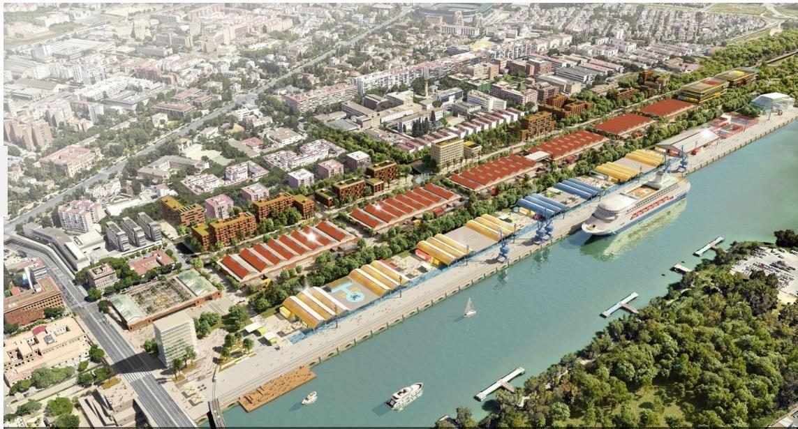 Urbanistas alertan: el puerto de Sevilla se convierte en una isla que escapa al control del Ayuntamiento