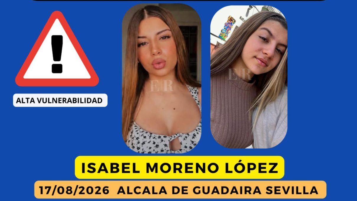 Alerta ciudadana en Alcalá de Guadaíra: buscan a Isabel, una joven de 16 años desaparecida desde el pasado sábado