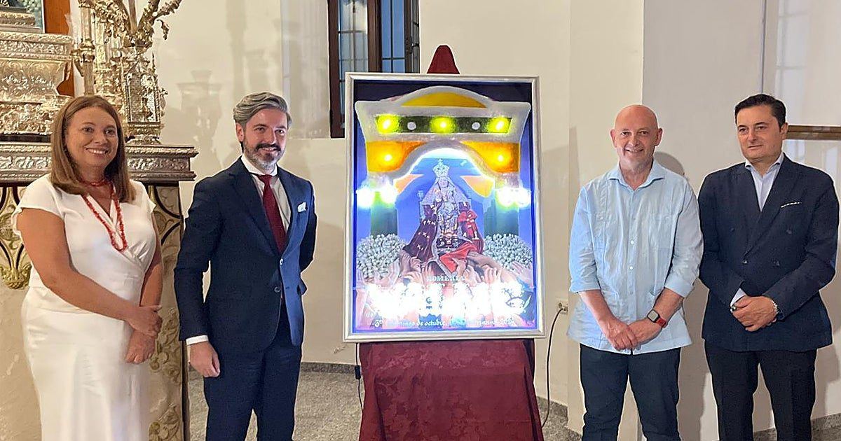 El cartel de la romería de Valme 2026 fusiona tecnología LED y tradición en un homenaje cargado de simbolismo