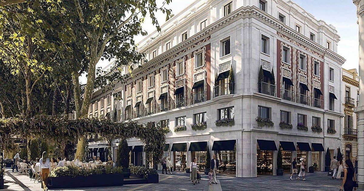 La Plaza Nueva recupera sus históricos quioscos: los hoteles del entorno gestionarán las nuevas pérgolas con veladores