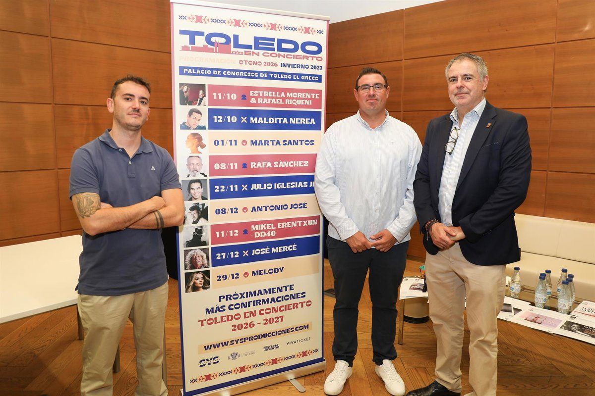 Toledo se llena de música este otoño con quince conciertos de grandes nombres en el Palacio de Congresos