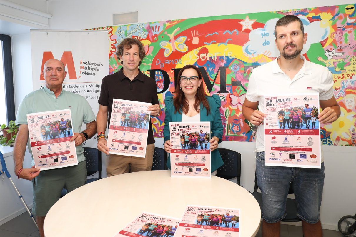 ADEMTO llena las calles de Toledo de deporte e inclusión este domingo con su carrera solidaria contra la esclerosis múltiple