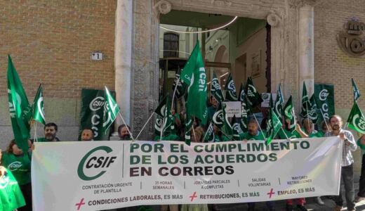 CSIF lleva a las calles de Toledo la crisis de Correos: 150 empleos perdidos en la provincia y miles de horas extra sin cubri