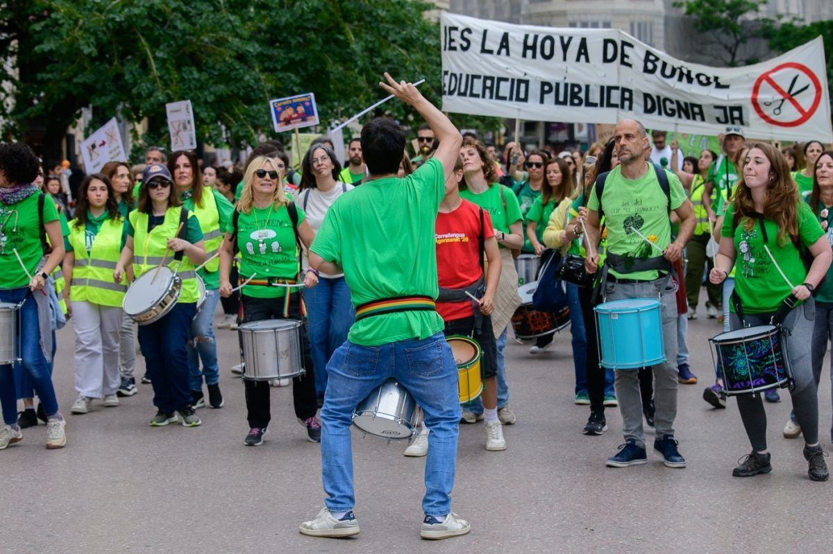 Llíria se convierte en epicentro musical de la protesta docente con una gran "manifesta" el 3 de octubre