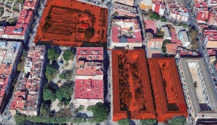 El plan municipal para Casitas Rosas derriba dos bloques, construye un colegio y proyecta 545 viviendas nuevas en la Malvarro