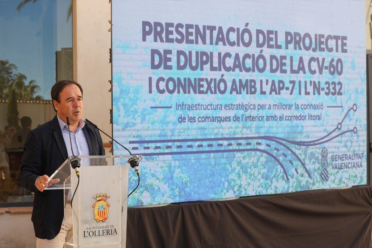 La Generalitat desbloquea 347 millones para doblar la CV-60 y fija 2027 como fecha límite para iniciar las obras