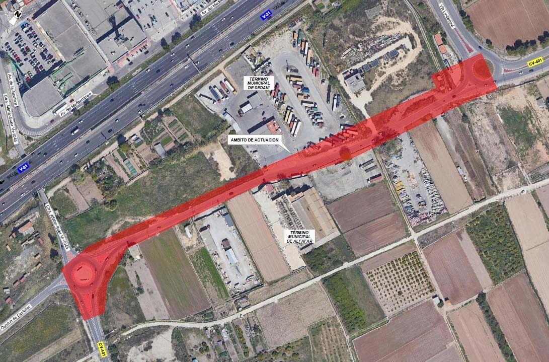 La CV-401 entre Alfafar y El Saler se ensanchará y ganará un carril ciclista con una inversión de 1,4 millones
