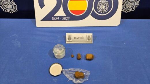 Un huésped expulsado de un hotel de Valladolid por alborotar acaba detenido con más de 54 gramos de hachís en la mochila