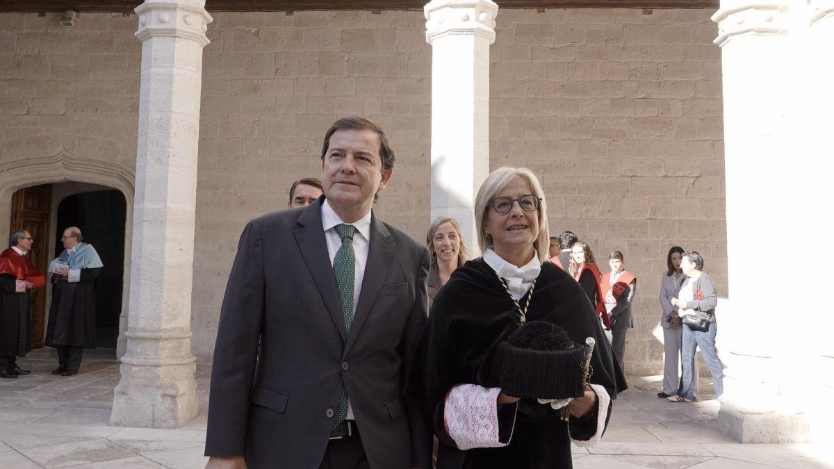 Pilar Garcés defiende la universidad frente a la inteligencia artificial en la apertura del curso 2026-2027 en Valladolid