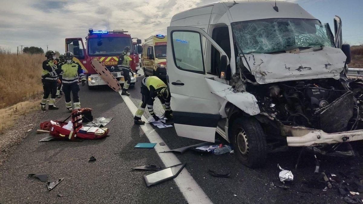 Un conductor pierde la vida en la A-62 a la altura de Geria al verse atrapado en una retención por un accidente previo