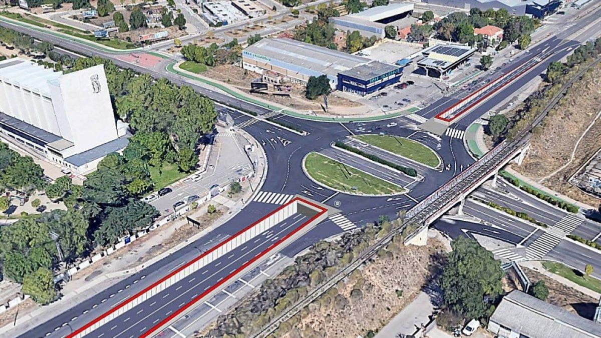 Valladolid enterrará la rotonda de San Agustín en 2028 con un convenio de 21,3 millones entre el Ayuntamiento y el Gobierno c