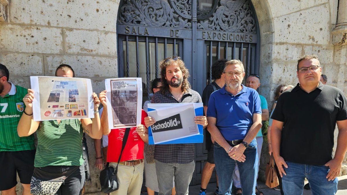 La Diputación del PP cancela una exposición en el Palacio de Pimentel horas antes de su inauguración y el PSOE lo califica de