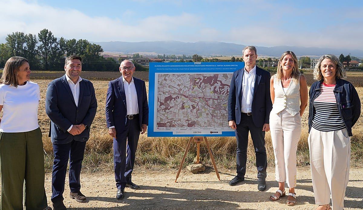 Alegría y su entorno estrenarán red de saneamiento por 8,8 millones para acabar con un sistema "obsoleto"