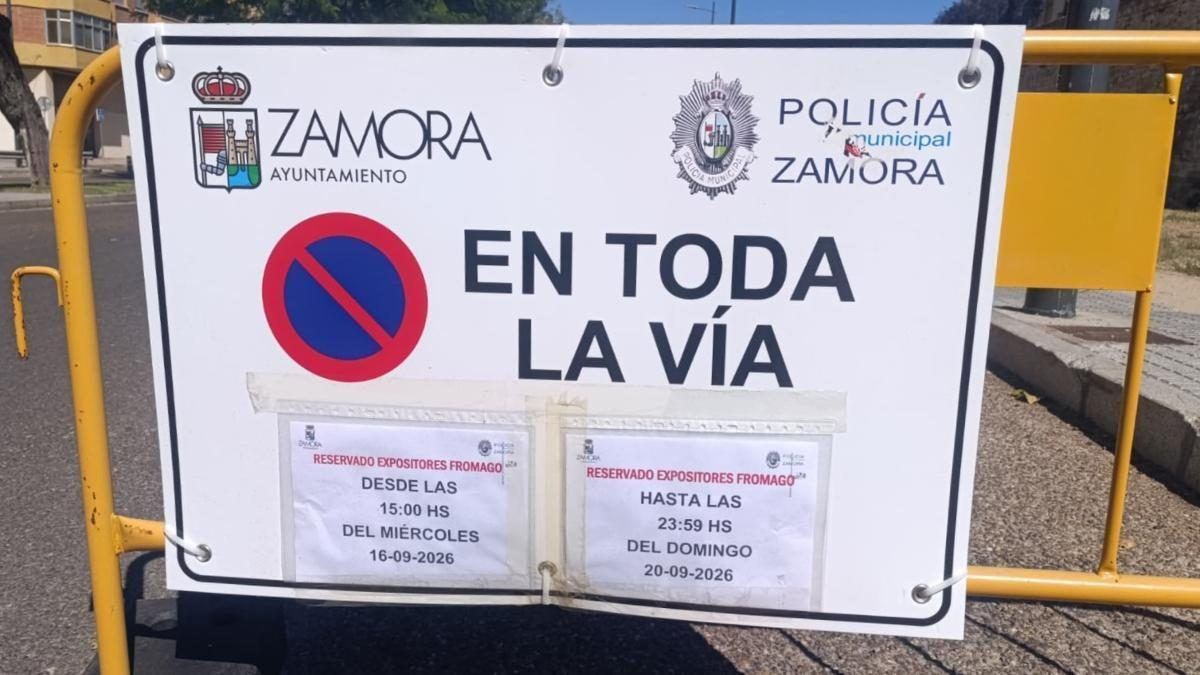 Fromago toma la Avenida La Feria: más de 80 horas sin aparcamiento para los zamoranos