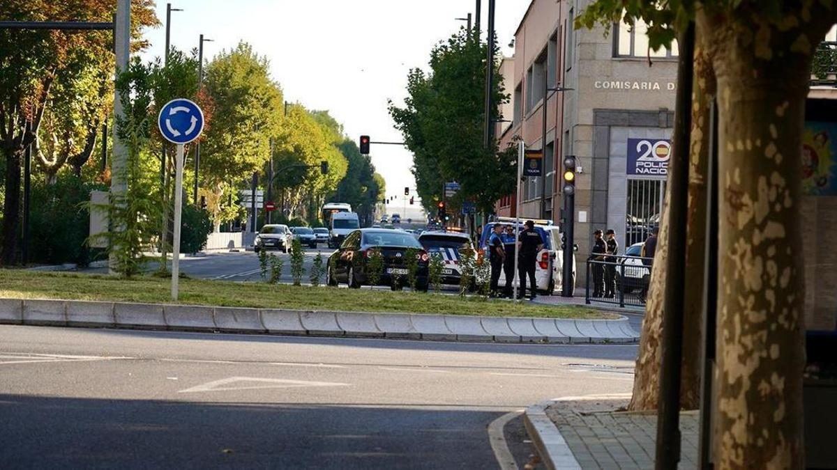 Una mujer resulta herida al colisionar su moto con un turismo en pleno corazón de Zamora