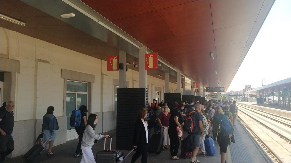 AUSAVE cuenta más de 120 viajeros en el andén de Zamora mientras Renfe defiende una media de 46 por tren