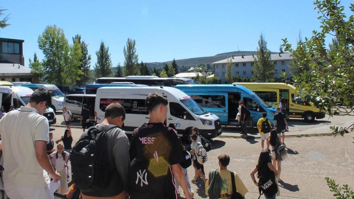 El instituto de Puebla de Sanabria arranca el curso con 203 alumnos y la naturaleza como aula